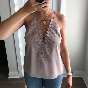 Wayf camisole with lace detail